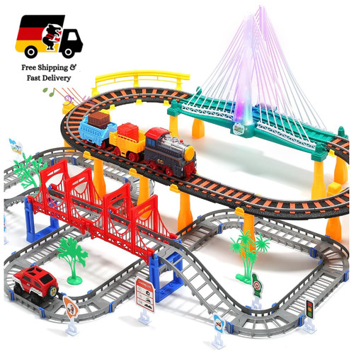 Eisenbahn spielzeug set mit - spielzeug,