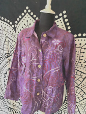 INDIGO MOON?JACKE?HIPPIE?GOA?ETHNO?LILA BUNT?GR.L????