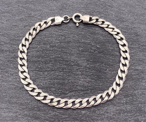 925 silber panzerarmband - 925/-, 19