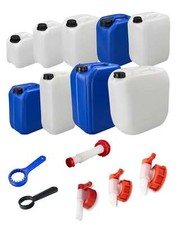 Wasserkanister 2,5 3 5 10 15 20 25 30 Liter lebensmittelecht leer DIN 45 51 61