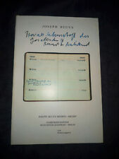 Joseph Beuys Provokation Lebensstoff Kunstkatalog