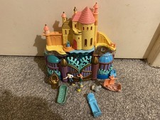 Vintage Polly Pocket Disney Die kleine Meerjungfrau unter dem Meer Spielset & Figuren 