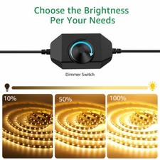 LED Dimmer Drehdimmer 1-30 Watt 12V24V Schnurdimmer Kabeldimmer stufenlos An/Aus