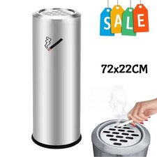 Edelstahl Standaschenbecher 72