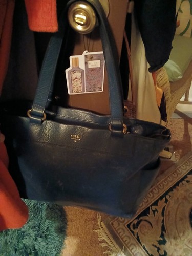 Vintage fossil stylish blue - fossil,