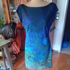 Desigual Sommerkleid Gr L blau