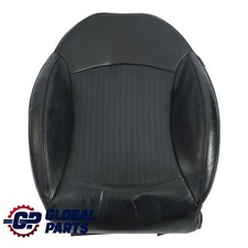 Mini R55 R56 Vorder Sitz Rücken Lehne Abdeckung Sport Leder Carbon Schwarz Links