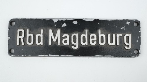 Metall lokschild schild rbd - metall,