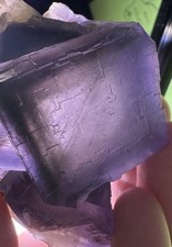 Seltener Fluorit (Pakistan) Kristall Edelstein Stufe  für Mineralien Sammlung