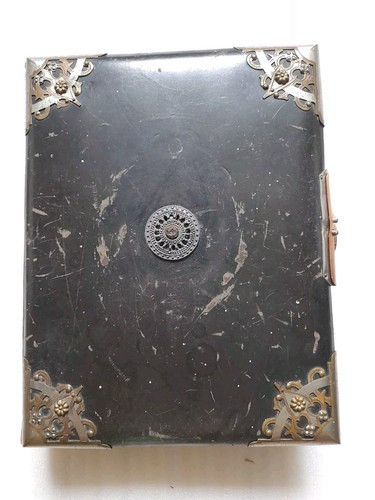Fotoalbum leder mit - fotoalbum,