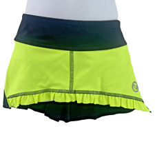 Thuono Mädchen Eiskunstlauf Thermo Linx Rock Radiance schwarz/neongrün 7-8 Jahre