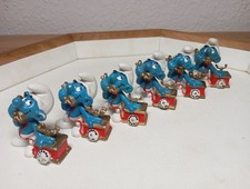 Set 6x Schleich Schlumpf mit Telefon 20062 Schlümpfe Sri Lanka Hongkong Portugal