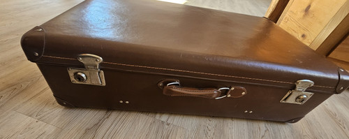Vintage brauner leder - vintage,