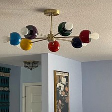 Sputnik Kronleuchter 6 Arm