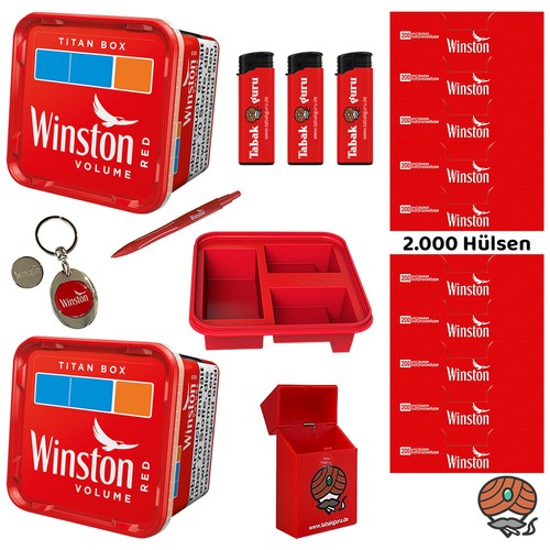 Winston red rot tabak - winston, titan
