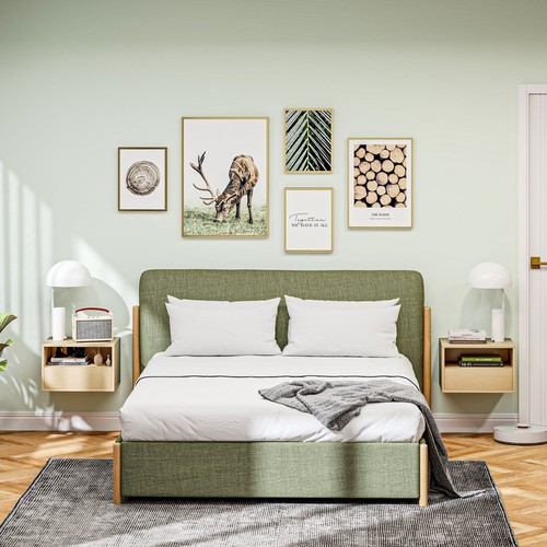 Homcom 2er set nachttisch - homcom,