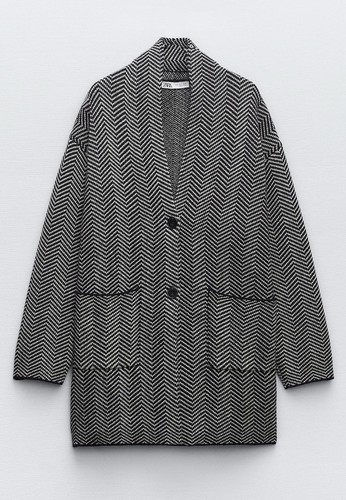 Jacke zara strickmantel kurz - zara,