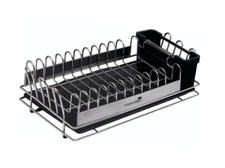 MasterClass Edelstahl Geschirrabtropfer Besteck Geschirr Ablage Abtropfgestell