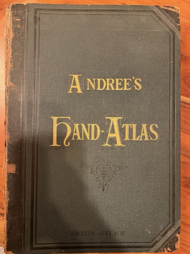 Andree handatlas 1887 - handatlas,