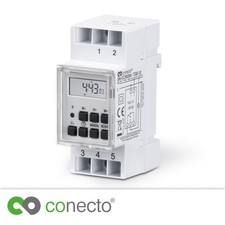 Digitale Zeitschaltuhr für Hutschiene Sicherungskasten Schalttafel Einbau 3600W