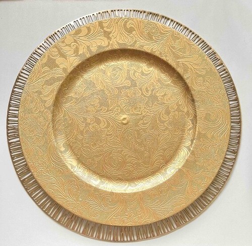 Platzteller gold antik - 6x,