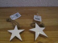 Stern Weiss zum Hängen aus