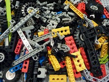 Lego® Technic 200 Teile Technik Lochbalken Pins Kreuzstangen Reifen uvm (L119)