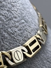 Kette Plattenmuster - 750/-18k