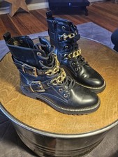 Damenschuhe Stiefel Schwarz