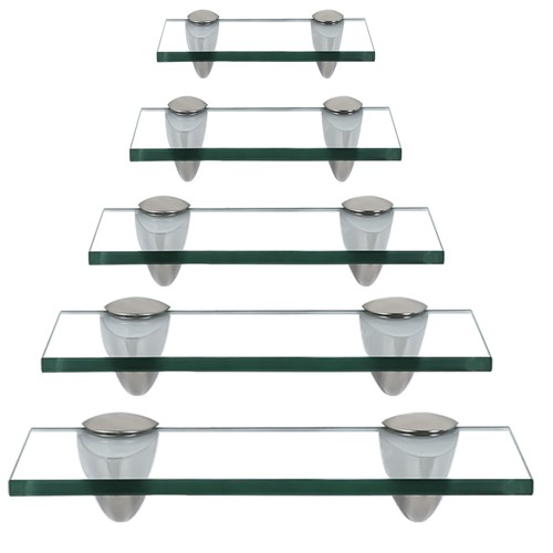 20cm 60cm glasablage - glasablage, wandregal