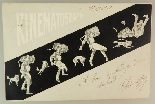 Französische motiv postkarte - französische, motiv-postkarte