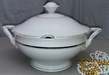 Seltmann Weiden Suppenterrine mit Deckel Suppenschüssel Goldrand D 1226