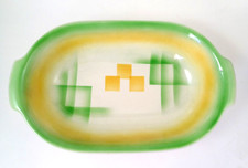 Art Deko Spritzdekor Schale