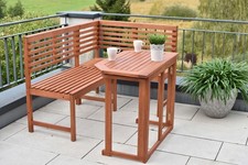 Gartenbank balkon eck - balkon,
