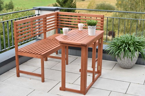 Gartenbank balkon eck - gartenbank,