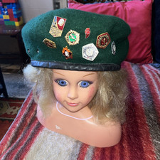 Vintage Militär Seitenmütze