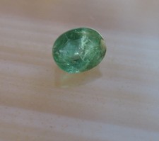 Echter Smaragd oval geschliffen Schmuck Edelstein Fasserstein 99