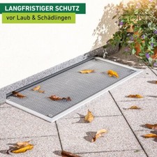 Lichtschacht-Abdeckung Alu-Rahmen