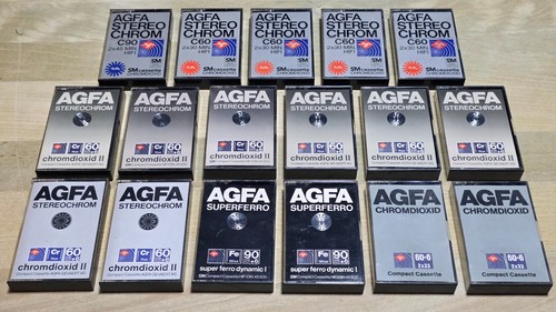 17x agfa musikkassetten - 17x, c60
