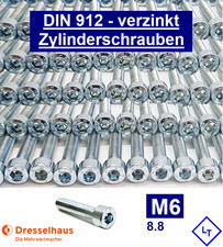 DIN912 M6 Zylinderschraube 8.8
