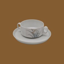 Rarität! 1. Wahl Rosenthal POLYGON Milos Libelle  SUPPENTASSE & UNTERTELLER