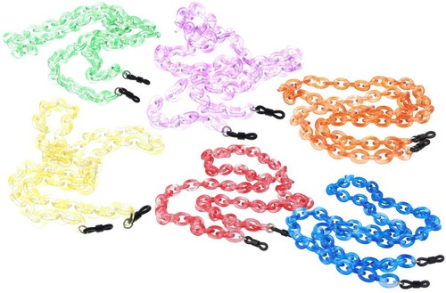 Farbenfrohe brillenkette kc10 - farbenfrohe,
