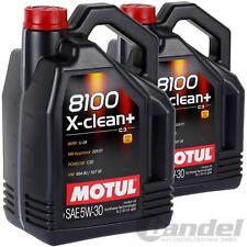 2x 5L MOTUL 8100 X-CLEAN+