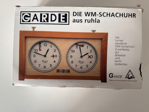 Vintage schachuhr garde - vintage,