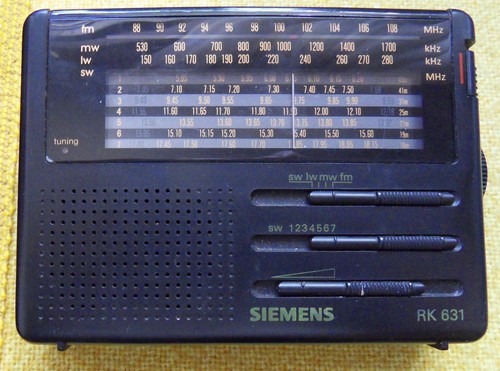 Siemens 631 weltempfänger - siemens, rk