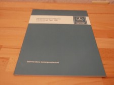 Mercedes Werkstatthandbuch Hydropneumatische Federung Typ 126