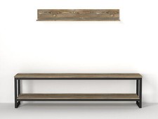 Wohnwand Braun Anbauwand