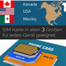 Prepaid Nordamerika SIM 50 GB