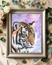 Tiger Aquarellgemälde