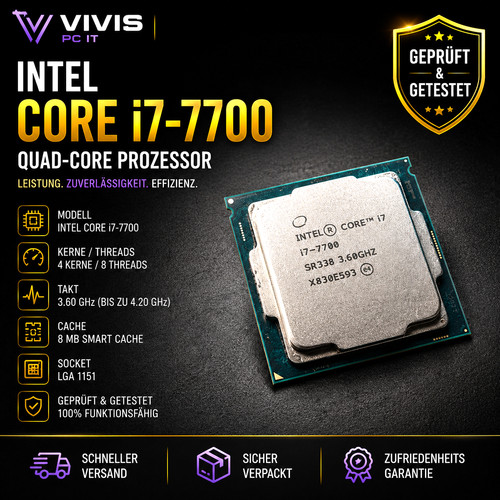 Intel core 7700 - i7,